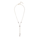 Alisia Burgundy ezüst nyaklánc 43 cm - AL5231.01.000