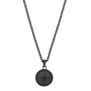 AZE Boussole Noir nyaklánc 80 cm - AZ-NL005-B-080