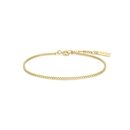 Ania Haie aranyozott ezüst karkötő 18,5 cm - B068-01G