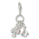 Thomas Sabo kereszt/szív/horgony charm - 0409-051-14