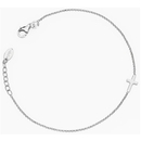 Amen ezüst kereszt karkötő