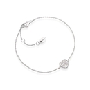Amen ezüst szív karkötő - BRH