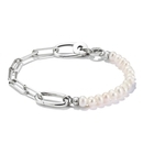 Thomas Sabo Charm Club Connect gyöngy karkötő 17 cm - C1209-082-14-L17