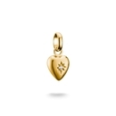 Thomas Sabo Charm Club Connect aranyozott szív csillaggal charm medál - CC1234-414-14