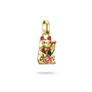 Thomas Sabo Charm Club Connect aranyozott integető macska charm medál - CC1260-427-7