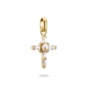Thomas Sabo Charm Club Connect aranyozott kereszt charm medál - CC1287-445-14