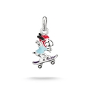 Thomas Sabo Charm Club Connect Peanuts™ Snoopy gördeszkán charm medál - CC1346-664-7