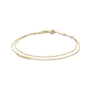 Jackie Gold dupla arany karlánc 18 cm - JKB20-072