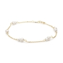 Jackie Gold Monte Carlo gyöngy arany karlánc - JKB25.506