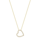 Ania Haie aranyozott ezüst szív nyaklánc