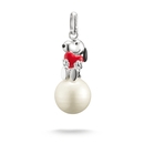 Thomas Sabo Peanuts Snoopy gyöngy szívvel medál - PE991-664-14