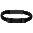 STEELWEAR férfi bőr karkötő 21 cm - SW-1040 STEELWEAR férfi bőr karkötő 21 cm - SW-1040