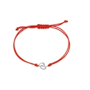 Ekan fehér arany baba talp karkötő - XB30370L-P