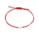 Ekan fehér arany Fatima keze karkötő - XB30430L-P