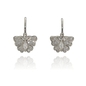 Ezüst pillangó fülbevaló (02108-119)