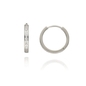 Ezüst karika fülbevaló (02114-39)