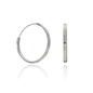 Ezüst karika fülbevaló (02201-12)