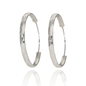 Ezüst karika fülbevaló (02201-13)