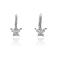 Ezüst pillangó fülbevaló (02203-40)
