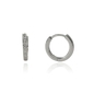 Ezüst karika fülbevaló (02212-6)