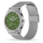 Ice-Watch Ice Steel Solar Power Silver Green Medium óra (023796)