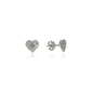 Fehér arany szív fülbevaló (02F107-8-TC_KT)