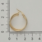 Arany karika fülbevaló (02S202-6-TC_KT)