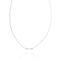Fehér arany végtelen nyaklánc 45 cm (03F118-3)