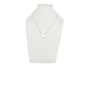 Fehér arany szív nyaklánc 45 cm (04F115-2-TC_KT)
