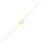 Arany szív karlánc 20 cm (07S118-42)
