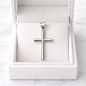 Ezüst kereszt medál (09137-25)