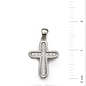 Ezüst kereszt medál (09137-26)
