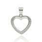 Ezüst szív medál (09139-10)