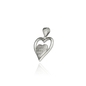 Ezüst szív medál (09139-22)