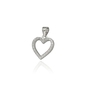 Ezüst szív medál (09139-47)