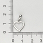 Ezüst szív medál (09139-53)
