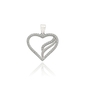 Ezüst szív medál (09139-62)