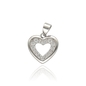 Ezüst szív medál (09139-77)