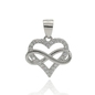 Ezüst szív medál (09139-8)