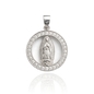 Ezüst Szűz Mária medál (09176-4)