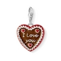 Thomas Sabo mézeskalács "I love you" charm (1096-007-2)