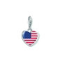 Thomas Sabo Amerikai szív zászló charm (1141-603-7)