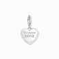 Thomas Sabo Charm Club "Legjobb Anya" rózsaszín szív charm (2021-007-9)