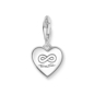 Thomas Sabo Charm Club szív YOU & ME gravírozásal charm (2206-691-7)
