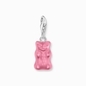 Thomas Sabo x Haribo rózsaszín gumimaci kristályüveg charm (2193-017-9)