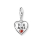 Thomas Sabo Charm Club szív YOU & ME gravírozásal charm (2206-691-7)