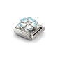 Nomination "Kék virág" charm (330321-16)
