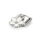 Nomination "Fehér virág" charm (331805-22)