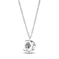 Pandora félhold és forgó életfa nyaklánc 50 cm-es (392992C01-50)