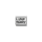 Nomination "I Love Family" charm (330102-34)